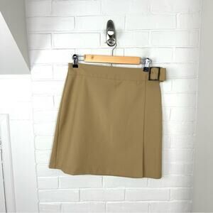 Vintage NY & Co. New York & Company Tan Wrap Skirt Size 10